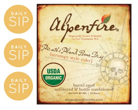 The Daily Sip: Alpenfire Pirate Plank’s Bone Dry Cider