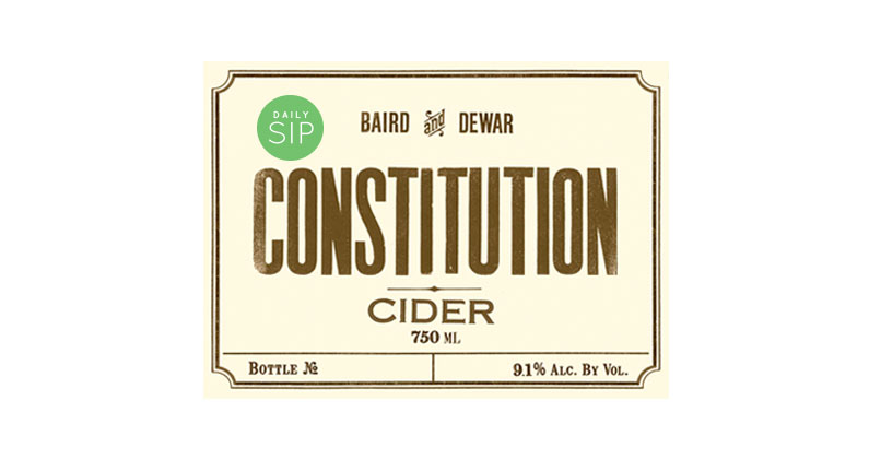 Baird & Dewer Farmhouse Cider 2012 Constitution