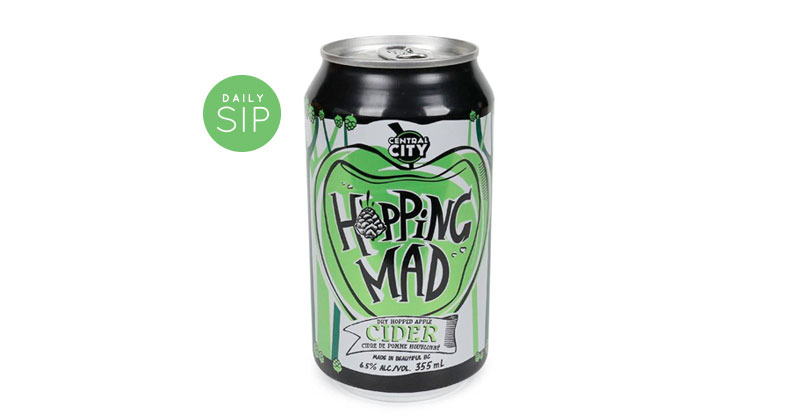 Central City Brewing Hopping Mad Dry Hopped Apple Cider