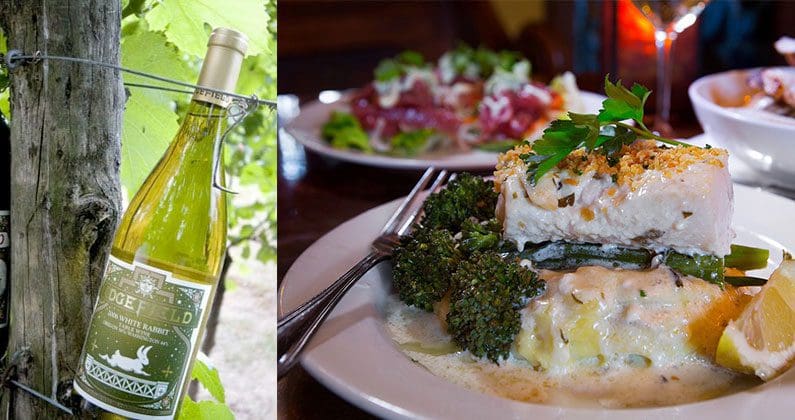 McMenamins’ Baked Wild Alaskan Cod and Wine-Herb Cream Sauce