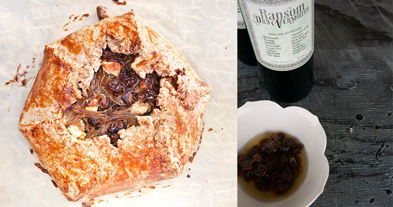 Vermouth-Laced Rustic Onion Tart