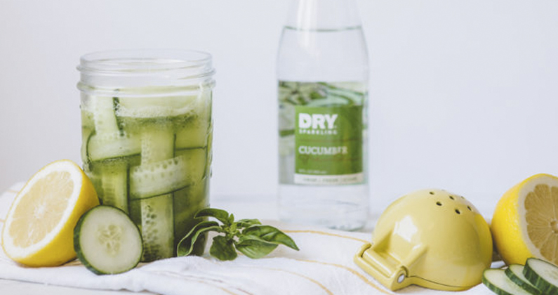 Mocktail Recipe: Sparkling Cucumber Basil Lemonade