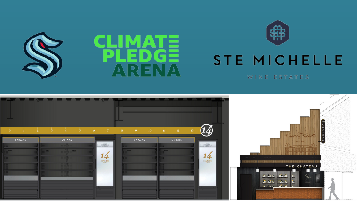 Climate Pledge Arena, Seattle Kraken and Ste. Michelle Wine Estates Announce Wide-Ranging Partnership