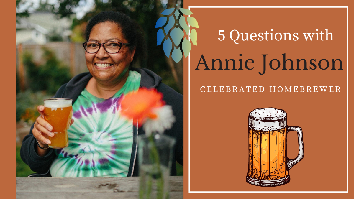 5 QUESTIONS with Celebrated Homebrewer ANNIE JOHNSON