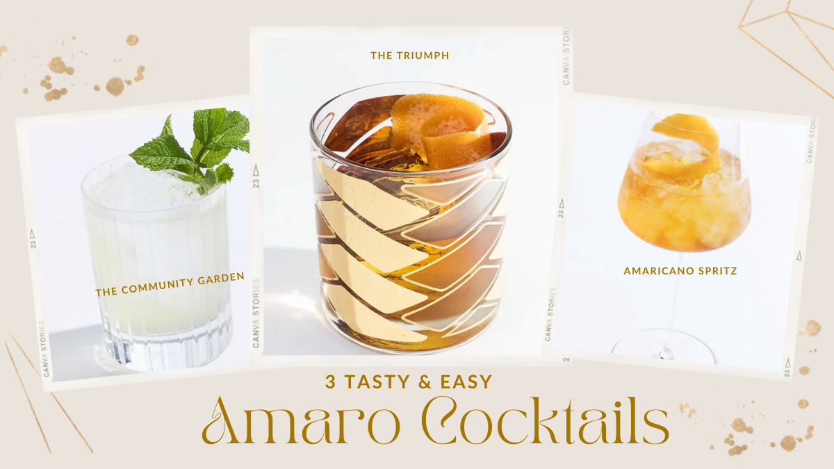 Shaking up Amaro Cocktails for the Holidays!