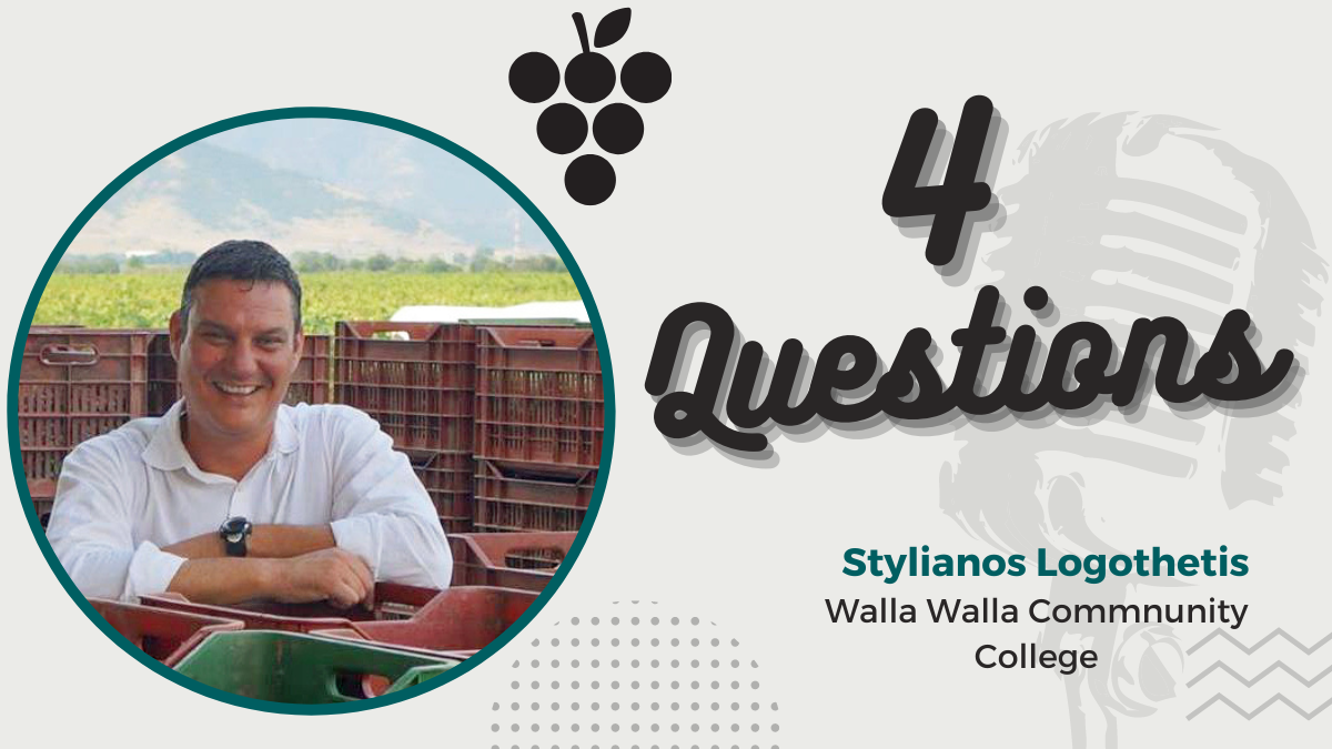4 Questions with Stylianos Logothetis of WWCC Institute for Enology and Viticulture