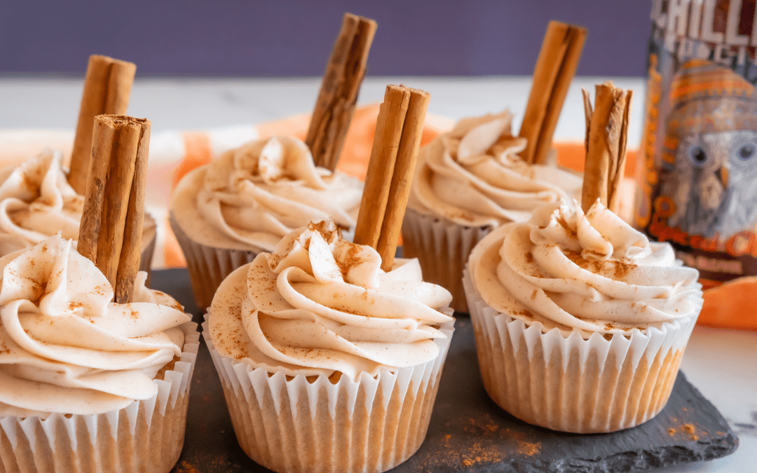 Celebrate Fall with Cinnamon Chaider Cupcakes