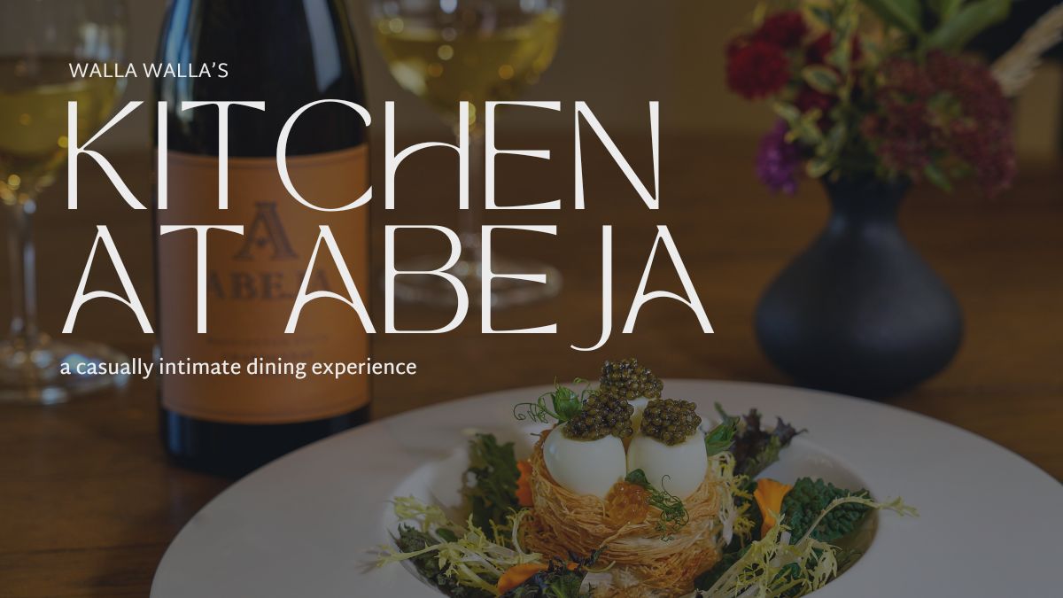 Walla Walla’s Kitchen at Abeja is a casually intimate dining experience