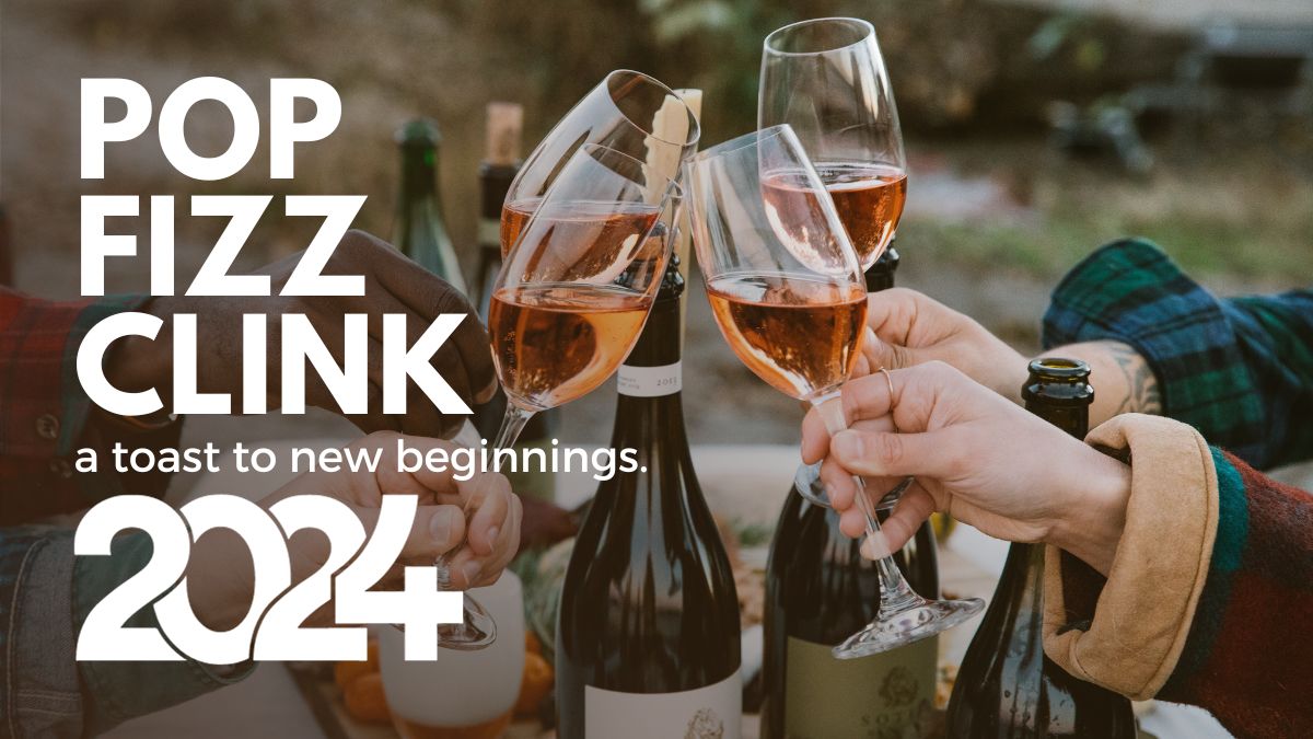 Pop, fizz, clink – a toast to new beginnings