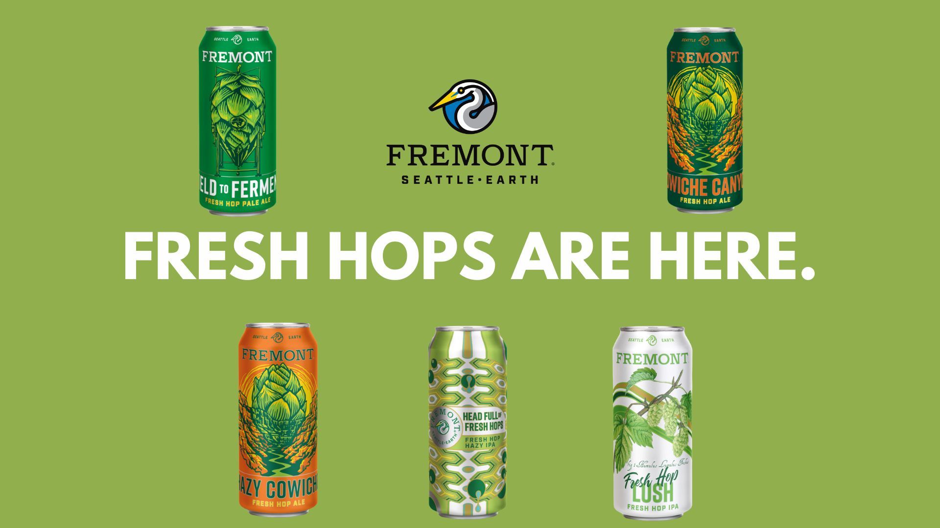 Fremont Brewing Celebrates Fresh Hop Season with Five Limited