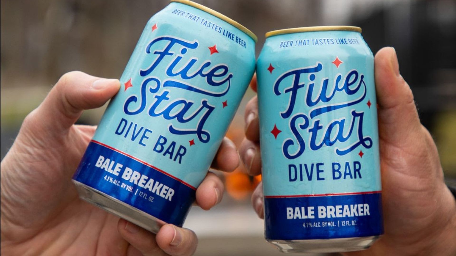 BEER 五稜星 五角星 バレルサイン ヘッドサイン レア カフェ BAR 希少 Say Hello To Five Star Dive Bar Light Beer - Sip Magazine