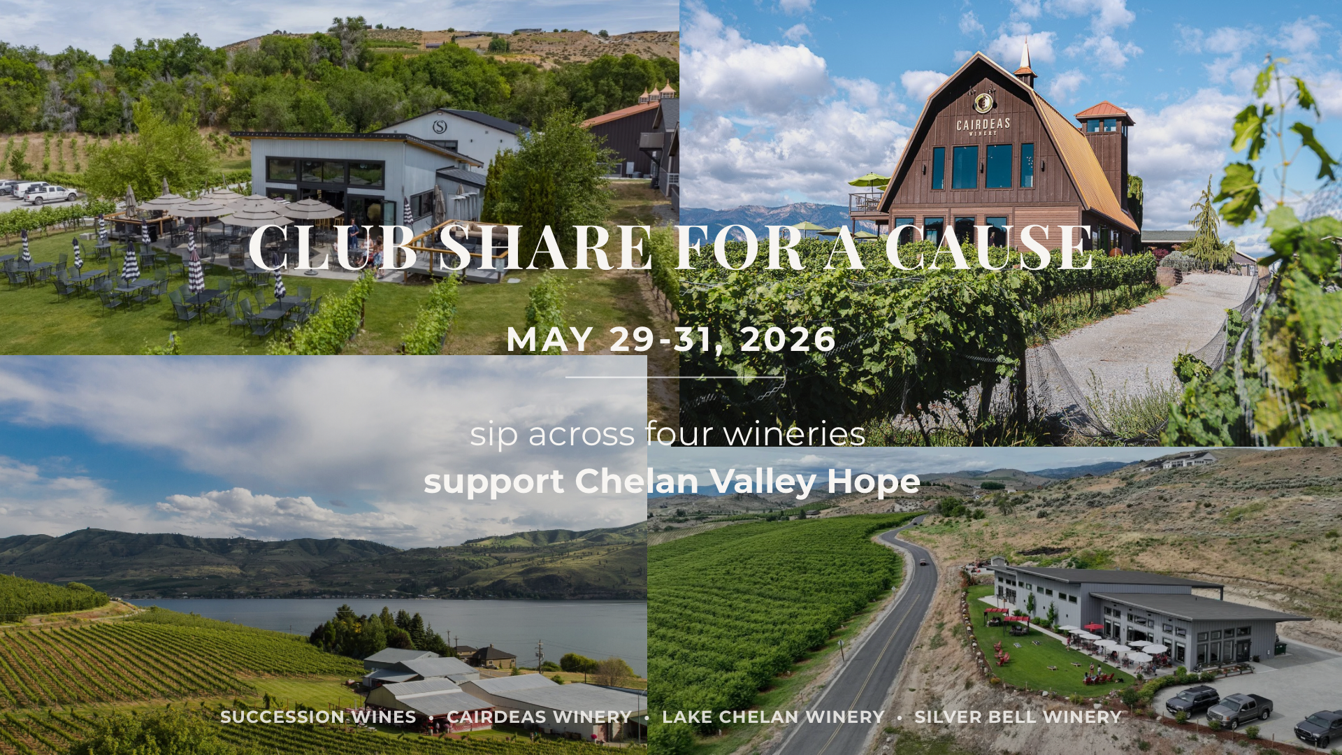 Club Share for a Cause in Lake Chelan