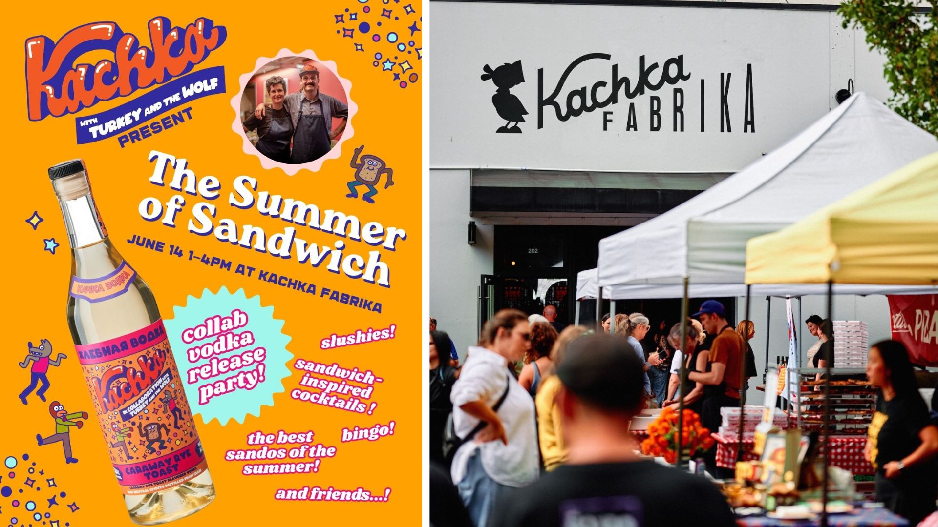 Kachka Presents: The Summer of Sandwich with Turkey and the Wolf