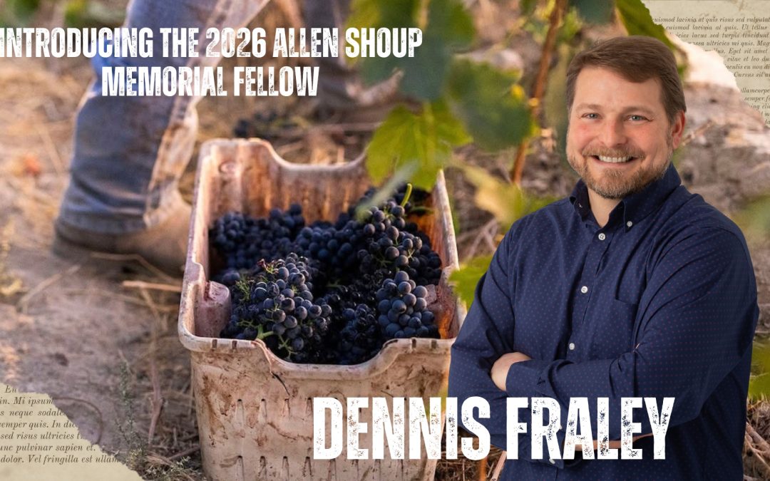Washington Wine Industry Announces Recipient of Allen Shoup Memorial Fellowship